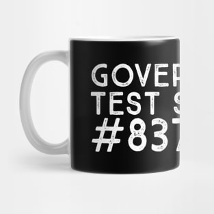 Government Test Subject #837A92-J - Science Experiment Mug